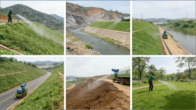 绿化喷播工程配套服务