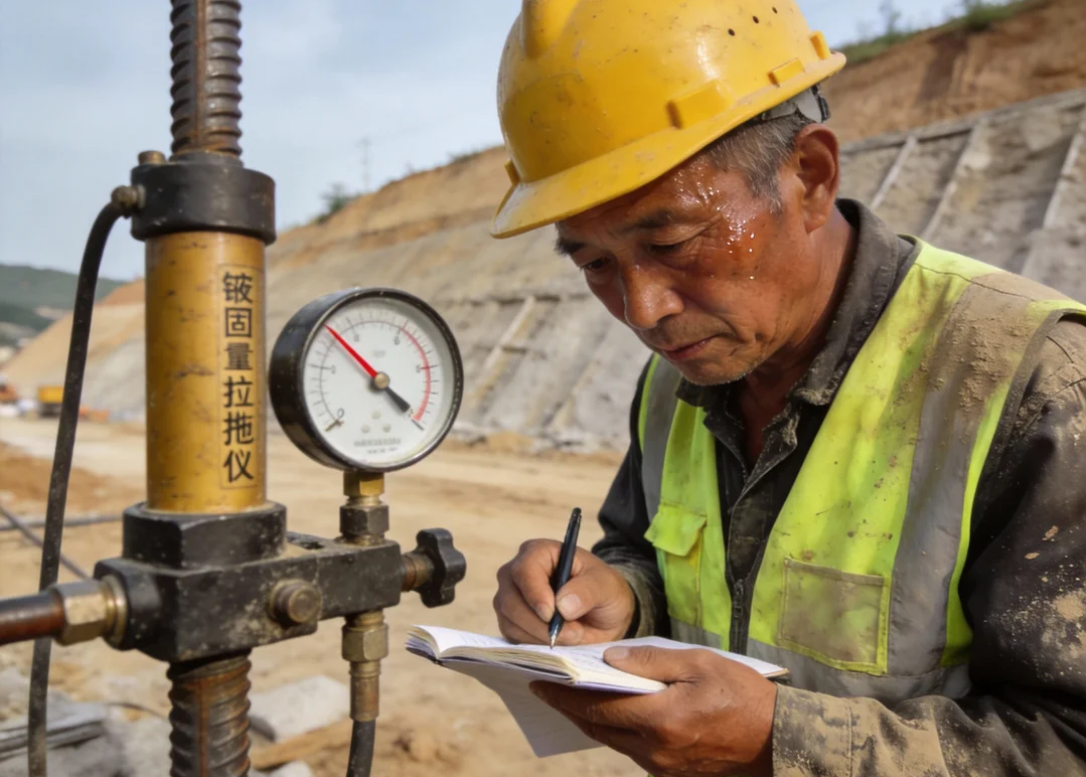 锚杆拉拔试验-华筑天下建筑工程